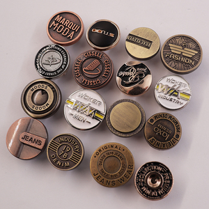 Accessori per Abbigliamento Jinyi Button Factory Bottoni e Rivetti Vintage in Metallo per Jeans Denim con Logo e Motivo Personalizzati Incisi - Product Image 2