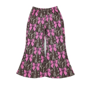 Pantalon évasé imprimé Camouflage pour fille, vêtement de chasse à la mode en stock, nouvelle conception de soeur, vente en gros, vêtements pour enfants - Product Image 1