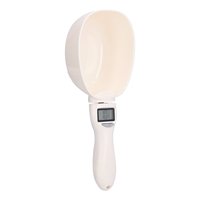 Balacoo – Tasse et cuillères doseuses numériques pour aliments pour chiens, alimentées par batterie, avec rétroéclairage LCD, pour la cuisine