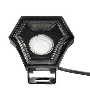 ไฟสปอร์ตไลท์รูปหกเหลี่ยมสำหรับมอเตอร์ไซค์ ไฟตัดหมอก RGB กันน้ำ ไฟ LED รุ่น MO-237 สำหรับรถยนต์และรถบรรทุก ขายดี - Product Image 3