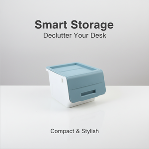 Stapelbare <span class=keywords><strong>Mini</strong></span>-Schreibtisch-Aufbewahrungsbox mit Deckel Individuelles Muster - Product Image 3