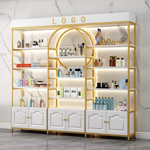 Étagère de présentation cosmétique pour salon de beauté, mobilier de salon de coiffure, mannequin pour présentoir de perruques - Product Image 1
