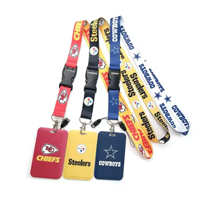 32 Teams Großhandel Pittsburgh Steelers Lanyard ID-Karten etui Inhaber Amerika USA Teams Telefon Fußball Schlüssel bund - Product Image 4