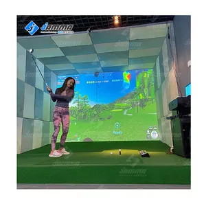 Màn Hình Tương Tác Chiếu Của Nhà Sản Xuất Mô Phỏng Golf Thể Thao Trong Nhà Mới Nhất 2022 Mô Phỏng Trò Chơi Golf Thông Minh Để Giải Trí