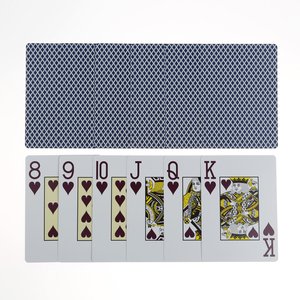 Luxury Waterproof PVC Texas Hold'em Poker <b>Cards</b> Flexible Plastic <b>Playing</b> <b>Cards</b> Custom Logo Personalized Game <b>Cards</b> for Club - Product Image 1