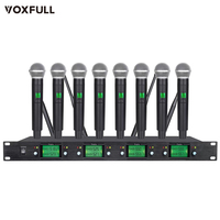 Microphone sans fil UHF professionnel Voxfull 8 canaux