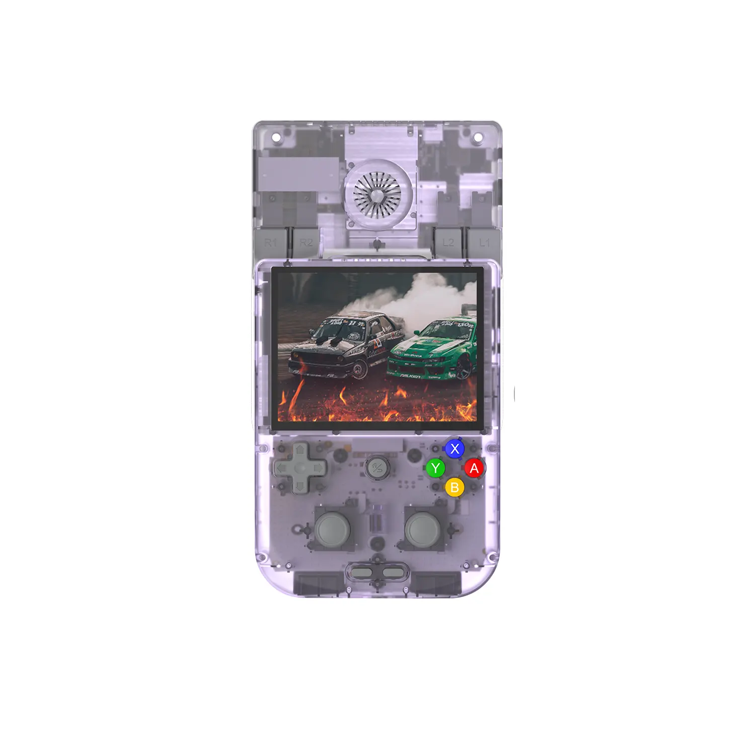 Anbernic RG405V 4 pouces mini console de jeu d'arcade portable rétro pour Android smart gaming, peut télécharger des jeux par vous-même, violet