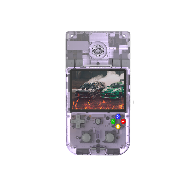 Anbernic RG405V 4-inch Portable Retro Mini Arcade Game Console for Android Smart Gaming,can Download Games on Your Own,purple
