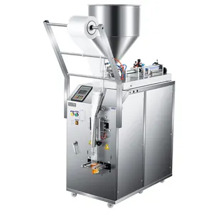 ouxin OXLGYDS80 500ml three sides sealing sachet water juice oil liquid paste beverage automatic bag liquid filling machine