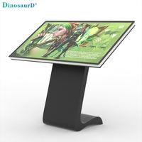 Pantalla Táctil de Información con Soporte de Piso, LCD Full HD de 32, 43, 49, 55 y 65 Pulgadas, para Centro de Asistencia con Android y Windows