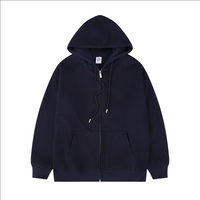 600g Mi Mix silver fox beludru hoodie ritsleting multi warna hoodie untuk pria dan wanita untuk dipakai