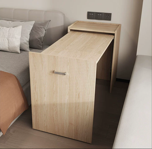 Mesa de Comedor Multifuncional Portátil Moderna, Diseño Plegable Telescópico Simple, Escritorio Plegable Ahorrador de Espacio para Oficina - Product Image 5
