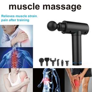 Massaggiatore portatile per muscoli e corpo in tessuto profondo a 30 velocità regolabili a percussione pistola facciale per atleti strumento di terapia della testa - Product Image 6