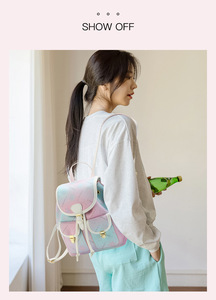 Mochilas Escolares de Viaje para Mujer en Oferta, Mochilas Casuales de Cuero PU - Product Image 5