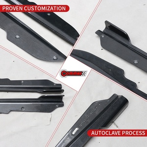 Jupes latérales de voiture en fibre de carbone de haute qualité, style Commas, pour Chevrolet Corvette C8 - Product Image 3