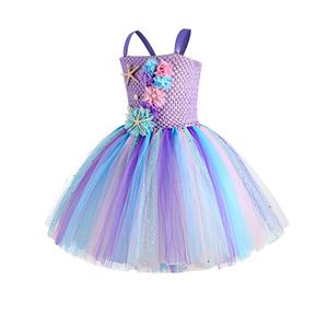 Usine en Stock Sirène Tutu Robe Princesse Fête D'anniversaire Robes pour Filles Étoile <span class=keywords><strong>De</strong></span> <span class=keywords><strong>Mer</strong></span> Halloween Cosplay Sirène Costume - Product Image 3
