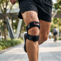 Genouillères de sport unisexes en néoprène pour activités de plein air, protection des jambes anti-choc pour le basketball, bandes rotuliennes pour hommes et femmes