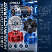 Pièces OEM CNC pour véhicules électriques : Couvercle arrière du moteur, Boîtier de roulement du moteur, Arbre du rotor du moteur, Chemise de refroidissement du stator, Boîtier du capteur de résolution