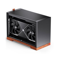 JONSBO T9 ITX Boîtier en aluminium Châssis d'ordinateur pour PC de jeu de bureau Refroidissement industriel avec port USB avant Stock