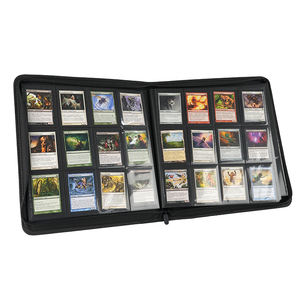 Reliure pour cartes à collectionner de haute qualité en PU personnalisée par le fabricant, 9 pochettes, pour le rangement et l'affichage des cartes - Product Image 3