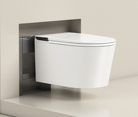 WC intelligent mural professionnel en céramique pour salle de bain, hôtel, projet, appartement, villa, maison