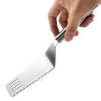Gadget de cuisine en acier inoxydable Poêles en fonte Presse Burger Spatule Turner Petite spatule de service Turner