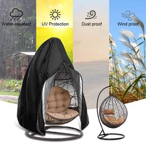 <span class=keywords><strong>Housse</strong></span> de chaise œuf de patio avec fermeture éclair, imperméable, résistante aux intempéries, accessoires de voiture, <span class=keywords><strong>housse</strong></span> de chaise d'extérieur - Product Image 3