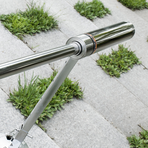 Barbecue à charbon de bois en acier inoxydable pour l'extérieur, moteur électrique rechargeable, <span class=keywords><strong>grill</strong></span> à rôtir à la broche de camping pour agneau - Product Image 3