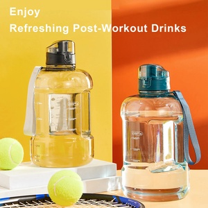 Bouteille d'eau grande capacité 1,5L/2,3L, pour le sport, la remise en forme, le camping en plein air, gourde portable transparente résistante aux hautes températures - Product Image 3