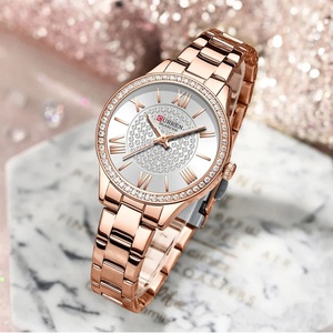 CURREN 9084 Brand Ladies Elegant Watch Fashion Luxury Stainless Steel Simple Business Diamond Waterproof Luminous <b>Clock</b> Reloj - Product Image 3