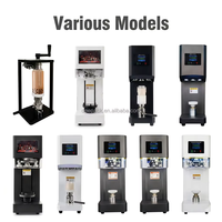 Machine de scellage automatique DEEPACK anti-déversement et non rotative, avec écran tactile intelligent, pour canettes en PET et aluminium de 30 à 200 mm