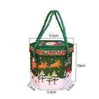 Cadeau de Noël 2024 nouveau Design cadeau de Noël stéréo carré/boîte de papier cylindrique pour la décoration