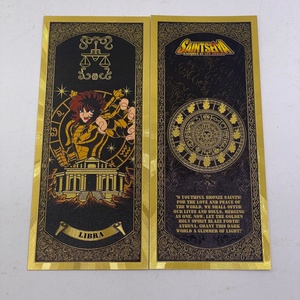 การ์ดอนิเมะเซนต์เซย่ากันน้ำลายญี่ปุ่นยอดฮิตปี 2026  พร้อมธนบัตรเคลือบทองลายกลุ่มดาว ของขวัญปีใหม่สำหรับเด็ก - Product Image 4