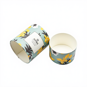 Customized Round Paper Tube Cylinder Gift Box with <b>Window</b> Cardboard Packaging For Small Business Cosmetics Soap Candle Jewelry - Product Image 3