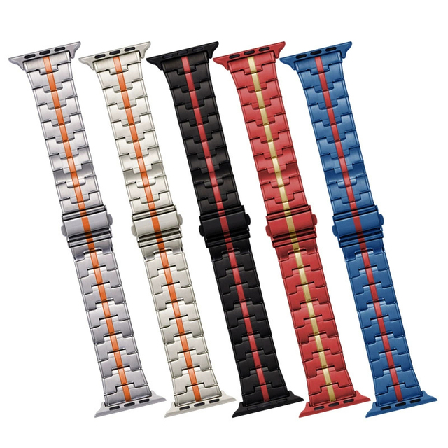 Smartwatch Accessories Metal Luxury Stainless Steel Smart Watch Band for Apple Watch Strap