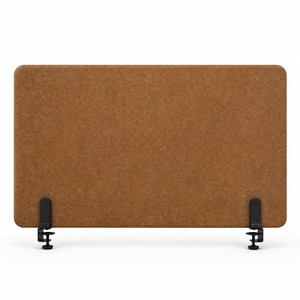 Panneau de séparation de bureau en feutre PET acoustique, réducteur de bruit, amortisseur sonore, fixation par pince, pour espace de travail à domicile - Product Image 2