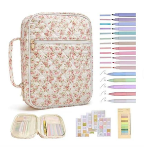 Funda para Biblia con Diseño Personalizado, de Lujo, para Mujer, con Asa para Transportar Libros, para Iglesia, Fundas para Biblia en Blanco - Product Image 1