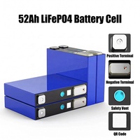 Grosir Sel Baterai LiFePO4 AUSLI 3.2V 50Ah Grade A Prismatic 2000 Siklus untuk OEM EV Golf Cart Penyimpanan Energi Surya