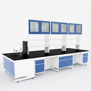 Banchi da Laboratorio in Acciaio con Piano in Resina Epossidica per <span class=keywords><strong>Laboratori</strong></span> Chimici <span class=keywords><strong>di</strong></span> Scuole e Università - Product Image 4