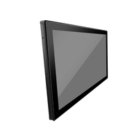 Écran tactile intelligent interactif de 21,5 pouces avec boîtier métallique ouvert et étanche pour montage mural ou sur bureau