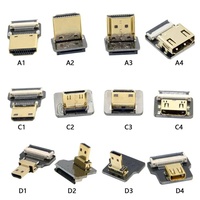 Câble plat FPC FFC 20 broches pour connecteur flexible, type C et D, pour FPV, TV, projecteur, antenne