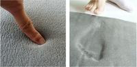 Soft and Comfortable Microfiber Bath Mat Tufted Plain Anti-slip Bath Rugs Super Absorbent Medium Thickness Bath Carpet