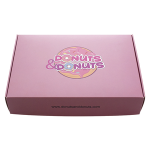 Wholesale Custom Logo Biodegradable Donut Packaging Box Bakery Sushi Cake Paper Packaging Fast Food Delivery Box