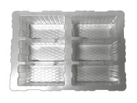 Plateau alvéolé et emballage isolant pour accessoires et modules d'alimentation industriels, transparent, léger, taille personnalisable