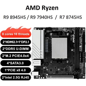 <span class=keywords><strong>AMD</strong></span> R9 8945hs 7940hs R7 8745hs 7840hs Gamer PC bo mạch chủ 2xnvme 4xsata3.0 pciex8 2xddr5 2x2.5G LAN NAS ITX Mainboard tường lửa - Product Image 2