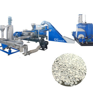 110L trộn nội bộ tạo hạt đùn máy + Hai giai đoạn duy nhất vít đùn + Vòng nước pelletizing máy - Product Image 1