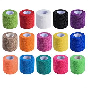 Yimmmer चिकित्सा ग्रेड स्व चिपकने वाला बंधन 5 सेमी * 5 मीटर रैप लोचदार खिंचाव एथलेटिक खेल कलाई - Product Image 1