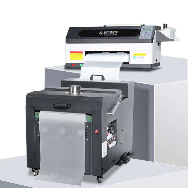 High Quality A3 All-in-One UV DTF Printer 2-in-1 Dual Heads Waterproof Digital Portable 600mm Print Dimension 3 Year Warranty