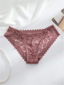 Set di Mutandine Bikini in Pizzo Tinta Unita da Donna, Sexy, a Vita Bassa, Antibatteriche, Ecologiche, Lingerie Intima all'Ingrosso - Product Image 5