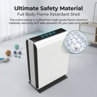Purificateur d'air domestique pour animaux de compagnie, 38 dB silencieux, technologie magnétique brevetée sans consommables, certifié CNAS, pour poils et odeurs d'animaux